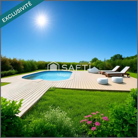 Maison d'Architecte récente en semi-plain pied avec Piscine!
