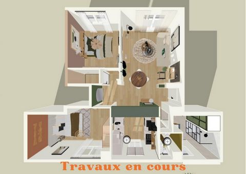 Appartement de Type T3 refait à neuf - Toulouse - Côte Pavée