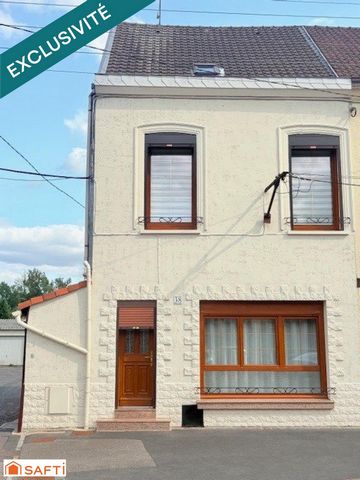 Maison semi individuelle à vendre avec garage – Saint-Saulve (exclusivité SAFTI)