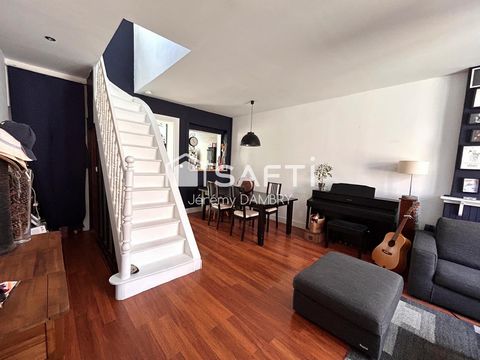 Maison 92m² 3 chambres cave et jardin