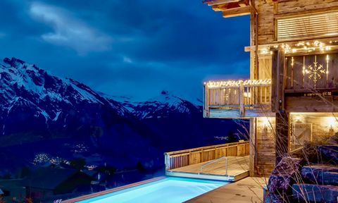 Уютное шале с панорамным видом на долину Роны и Альпы. Шале расположено в центре Вале, Швейцария, между Мартиньи и Сьоном, на Плато де Вилли, примерно в 2,3 км от канатной дороги Саволейрес, которая принадлежит горнолыжному курорту 4 Долины. В шале ц...