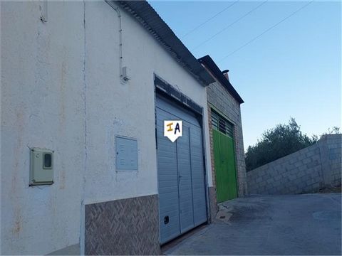 This large Garage / workshop comes with a 2 bedroom basement accommodation and outside patio and garden area. Situated in popular Castillo de Locubin in the south of the province of Jaen in Andaluicia, Spain. is being sold part furnished. You enter t...
