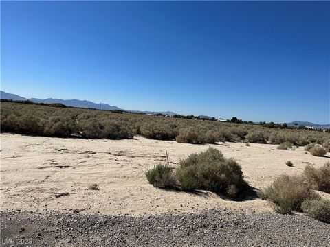 Wonderful opportunity to own land in Pahrump. This .25 acre lot may be best suited for the long term investor or speculator that has their eye on the future.
