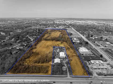 Excellent opportunity for annexation of this major corner at Washington Street & Hunt Club Road into the Village of Gurnee for high-density development. This 38+/- acres is currently farmland in unincorporated Lake County with low real estate taxes &...