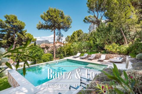 This exclusively located villa is an embodiment of luxury and modern living, with an exceptional design style that fuses Mallorcan serenity and comfort perfectly. State-of-the-art furniture and impeccable wood finishes add sophistication to every cor...