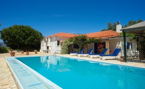 Situated in a quiet elevated location close to Zakynthos Town Centre this beautiful 3 bedroom villa with pool overlooks both the bays ok Kalamaki and Argassi with absolutely breathtaking views. The property consists of 3 bedrooms, one with en-suite b...