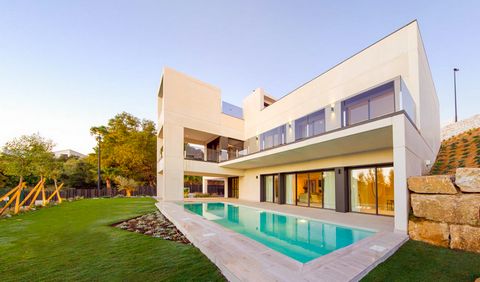 Welcome to a masterpiece of contemporary architectural design – a villa defined by clean lines, fine craftsmanship, and expansive windows, all within the confines of a gated complex. Spanning 390 square meters, this residence gracefully unfolds acros...