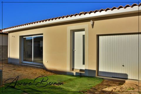 Dpt Hérault (34), à Bassan, à vendre maison neuve de plain-pied de 85,7 m² - Terrain de 333m²