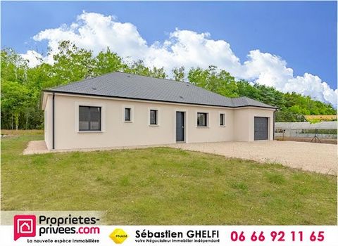 Romorantin-Lanthenay ( 41200) secteur nord dans un secteur calme- proche du centre ville -belle maison contemporaine de plain pied- grande salle de vie avec belle cuisine équipée - 4 chambres dont 1 parentale-cellier, 2 wc, garage et terrasse sur bel...