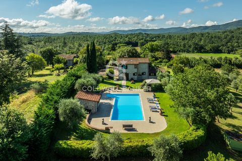 OBJEKTBESCHREIBUNG Eingebettet in die grünen Hügel Umbriens, auf halbem Weg zwischen Todi und Montecchio, bieten wir dieses prächtige Bauernhaus aus Stein von ca. 300 m2 mit großem 16x8-Pool und ca. 1,5 ha Land zum Verkauf an. Das Anwesen erstreckt s...