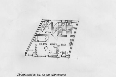 Appartamento moderno, confortevole e luminoso per 2-3 persone, situato in posizione centrale sull'isola della città vecchia di Lubecca