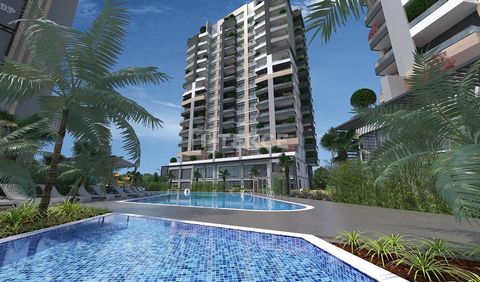 Nouveaux Appartements d'Investissement à 200 Mètres de la Mer à Mersin Appartements à Mersin, Tece situés dans le complexe avec une vue imprenable sur la mer et une conception architecturale élégante. Mersin est une ville côtière recherchée par les i...