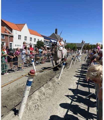 Maison de vacances en Zélande dans la Noordzee Résidence de Banjaard à proximité immédiate de la plage de la mer du Nord avec un grand jardin et beaucoup d'intimité.