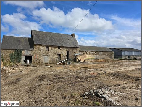 Située au calme en campagne dans un petit hameau et à 4 kms de St Germain en Coglès et de ses commodités sur la commune du Châtellier, venez découvrir le potentiel de cette ancien corps de bâtiment à rénover entièrement, il se compose d'une longère d...