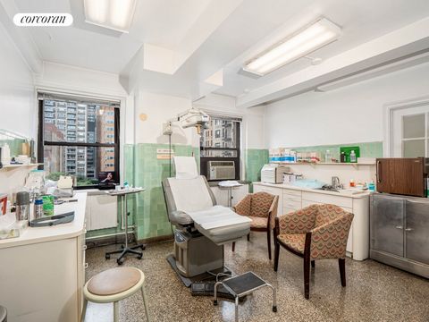 Prime Lenox Hill medical office available for sale at 115 East 61 st Street between Park and Lexington Avenue. Located on the 9th floor of a dedicated medical pre-war co-op, this full-floor suite offers direct elevator access via two passenger cars. ...