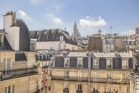 FOR SALE PARIS 18TH - AT THE FOOT OF MONTMARTE - IDEAL INVESTOR - Located in the highly sought-after rue Tretaigne, at the foot of Montmartre, bucolic district with its restaurants and trendy shops, on the 6th floor of a beautiful and perfectly maint...