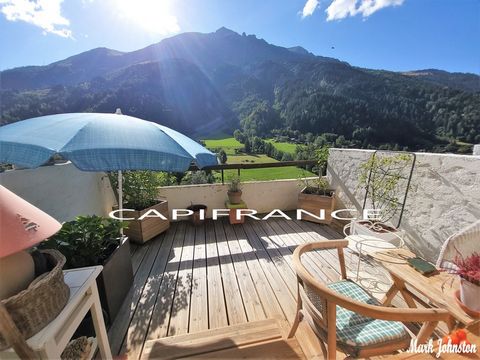 Dpt Haute Savoie (74), LES CONTAMINES MONTJOIE Studio + terrasse à vendre avec locataire