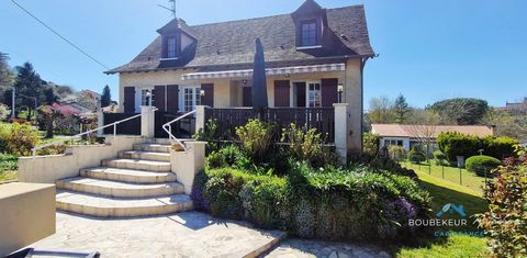 Maison individuelle type périgourdine, 106 m²+ sous-sol de 82m², jardin clôturé