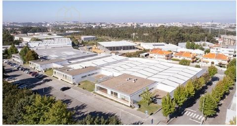 Warehouse and Offices for rent in Maia - Porto. Versatile business space with 2,600 m², consisting of 800 m² of offices spread over two floors completely renovated with high-quality finishes, and 1,800 m² of warehouse with a ceiling height of 6.5 met...