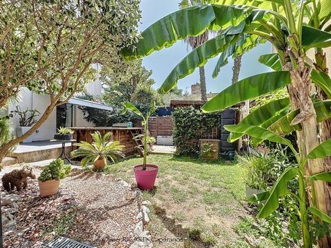 Maison à vendre GIGEAN centre - 4 pièces 92 m2 + patio + piscine bois + Abri de jardin + 2 parkings - terrain de 180 m2