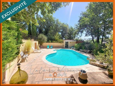 Brignoles : Maison de 117 m² sur un terrain de 1430 m², 5 chambres, piscine, pool-house...