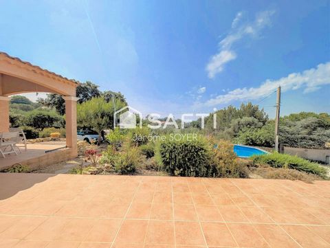 MAISON DE 85m², 2 CHAMBRES, PISCINE, VUE DEGAGEE
