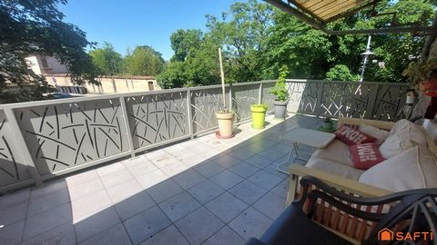 Maison de village 204m², 3 chambres, deux terrasses exposées sud-ouest, vue sur la Vallière