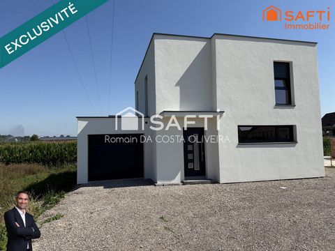 Superbe maison de 4 Pièces disposant d'un garage et d'une jolie vue dégagée sur les champs !