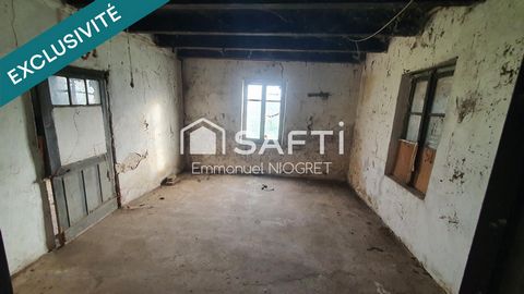 Charmante maison à rénover 71 m2 sur 312 m2 de terrain