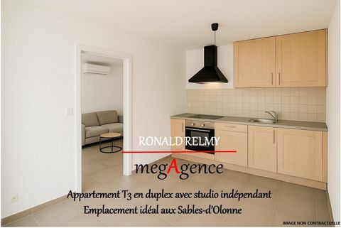 Appartement T3 en duplex avec studio indépendant – Emplacement idéal aux Sables-d’Olonne (85100)