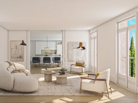 84 sqm two-bedroom apartment located in the new Raffaello development, next to Paço da Rainha and Campo Santana, Arroios. This apartment is laid out as follows: upon entering, we arrive at a 29 sqm living room and, on the left, an open kitchen. On th...