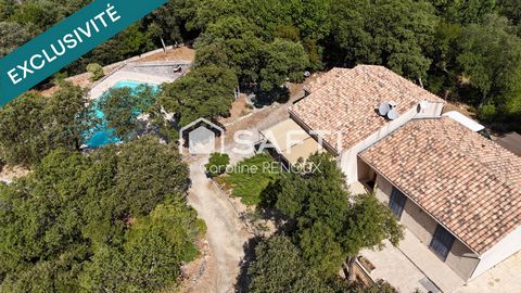 Maison 125 m2 sur 3050 m2 de terrain clôturé avec piscine et garage