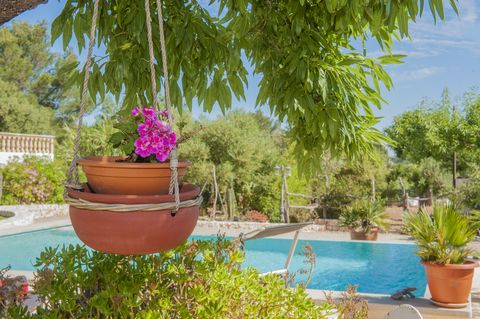 Esta maravillosa casa de campo con piscina privada y capacidad para 6 personas se encuentra en Sineu, invitándoles a pasar unas agradables vacaciones. La finca dispone de una bonita piscina de sal de 10x4m y 0.80 a 1.80m de profundidad, donde podrán ...