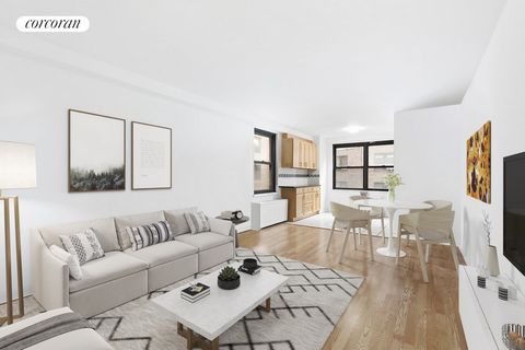 Studio de luxe à un prix avantageux au 305 East 40th Street - The Hamilton. Demande maintenant 425 000 $. Une maison idéale au centre-ville ou un pied-à-terre parfait, l’unité 9X est ensoleillée, spacieuse et dispose d’une double exposition avec quat...