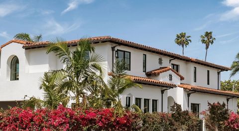 A Santa Barbara feel in the heart of the city. Dressed in bougainvillea, completely walled and gated, discover this private Spanish modern on a corner lot that's one of the largest homes in this highly sought after neighborhood. This newer constructi...