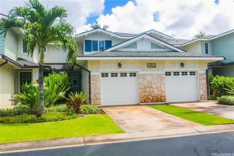 Welcome home to this humble abode situated in Ko Olina Kai Golf Estates and enjoy resort living in this beautiful 3 bedroom, 3 bath townhome inside one of the gated neighborhoods of Oahu's destination locations. Ko' Olina resort is also home to Four ...