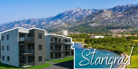 STARIGRAD, ZADAR - Okazja! Nowo wybudowany apartament 200 m od morza Przedstawiamy Państwu wyjątkową okazję zostania właścicielem nowo wybudowanego mieszkania w Starigradzie koło Zadaru. Mieszkanie składa się z salonu z kuchnią i jadalnią, łazienki, ...