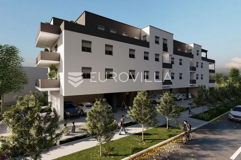 Zagreb, Trnava, new building, two-room apartment on the first floor of 46m2. The planned construction completion date is the beginning of 2025. It consists of an entrance hall, an open space that unites the living room, kitchen and dining room, bathr...