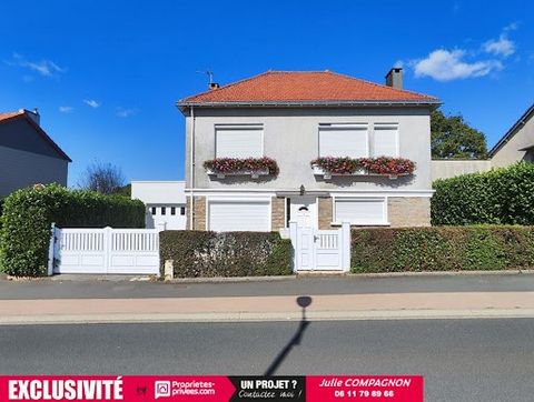 49600 BEAUPREAU , EN EXCLUSIVITE , Julie COMPAGNON vous présente cette charmante maison des années 50 , proche commodités et commerces , dans une commune dynamique. Maison de 4 chambres - garage et jardin . PRIX : 205 900 euros HAI (dont 3.99 % d'hon...