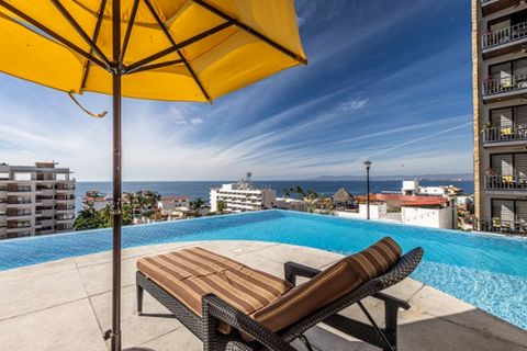 Condominium for Sale in Romantic Zone Puerto Vallarta Jalisco Located in the famous Signature by Pinnacle building in the Romantic Zone. This 2 bedroom 2 bathroom condo has everything you want it's spacious has a large patio ocean views just 2 short ...