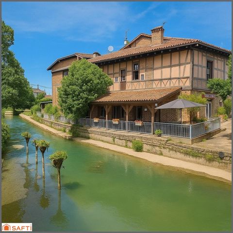 Restaurant avec terrasse en bord de Chalaronne