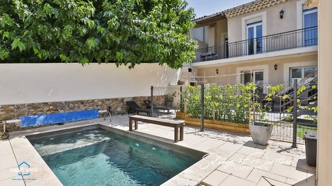 Cessenon-sur-Orb (34) : Maison vigneronne rénovée 4 pièces Piscine chauffée, garage 90 m², grenier à aménager