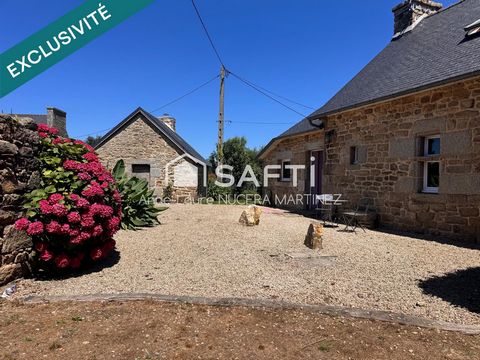 Maison en pierre 2 chambres, garage, ensemble immobilier de plus de 150m2 à vendre