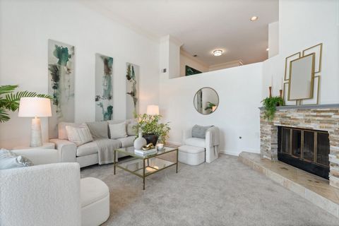 This beautiful 3 bed, 2.5 bath townhome features soaring ceilings and an abundance of natural light that creates a warm and inviting atmosphere. The spacious living room opens to a charming private patio, while the kitchen has its own balcony, perfec...