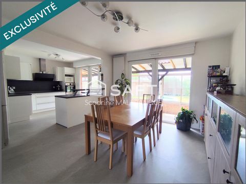 A vendre en EXCLUSIVITÉ maison de plus de 100m2,4 chambres, jardin clos et garage