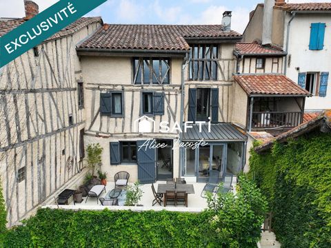 Maison de village avec vue Pyrénées et grande pièce sous combles