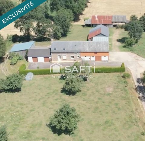 Maison+dépendances+champ 1 hectare- sans voisins