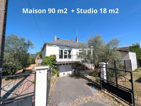 MAISON dans une impasse avec terrain sans vis à vis + 1 studio