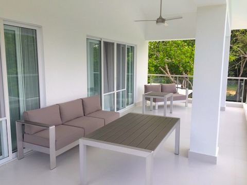 **A LUXURIOUS VILLA WITH AN OCEAN VIEW** This brand new, professionally designed, elegant villa is located in the popular gated community close to the center of town Sosua. The villa is very spacious, it has 3 stories, 4 bedrooms, 3 of them are on th...