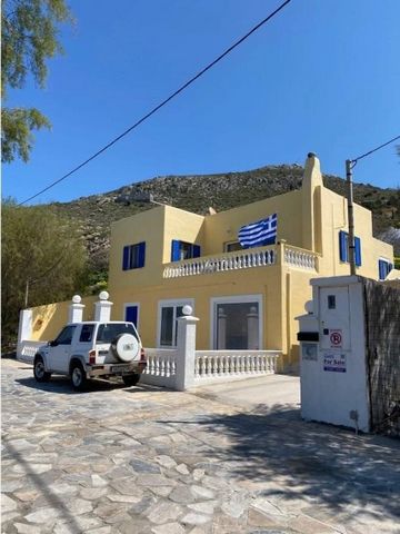 Seafront building for sale in Leros. The two-storey building has three bedrooms on the upper part of 105 sqm and the lower part is 107 sqm ready for a shop. Upstairs and downstairs it has a fireplace. There are solar panels, insulation has been done ...